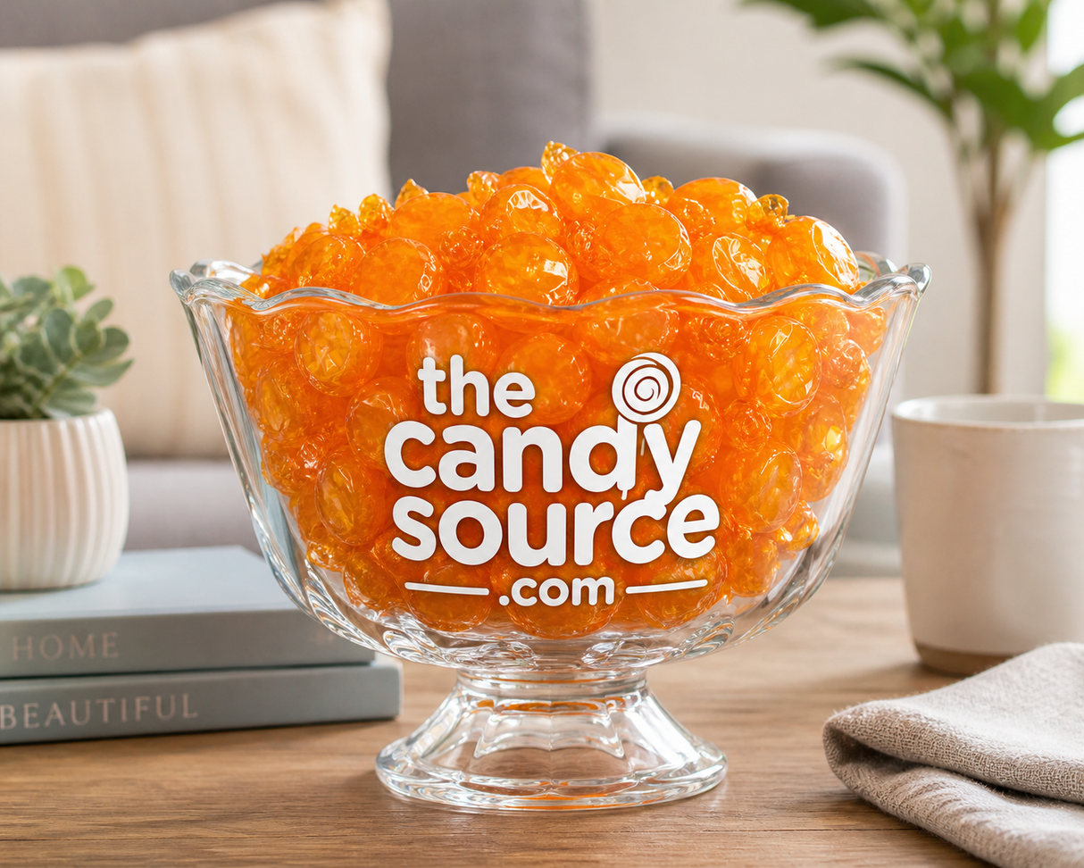 Butterscotch candy shown in a serving dish