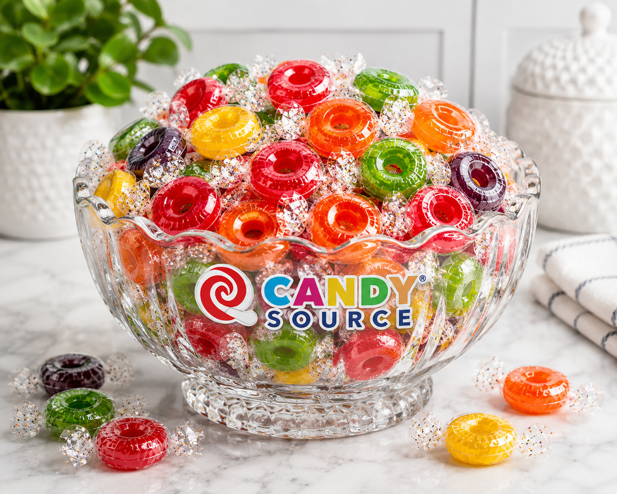 Life Savers candy shown in a serving dish