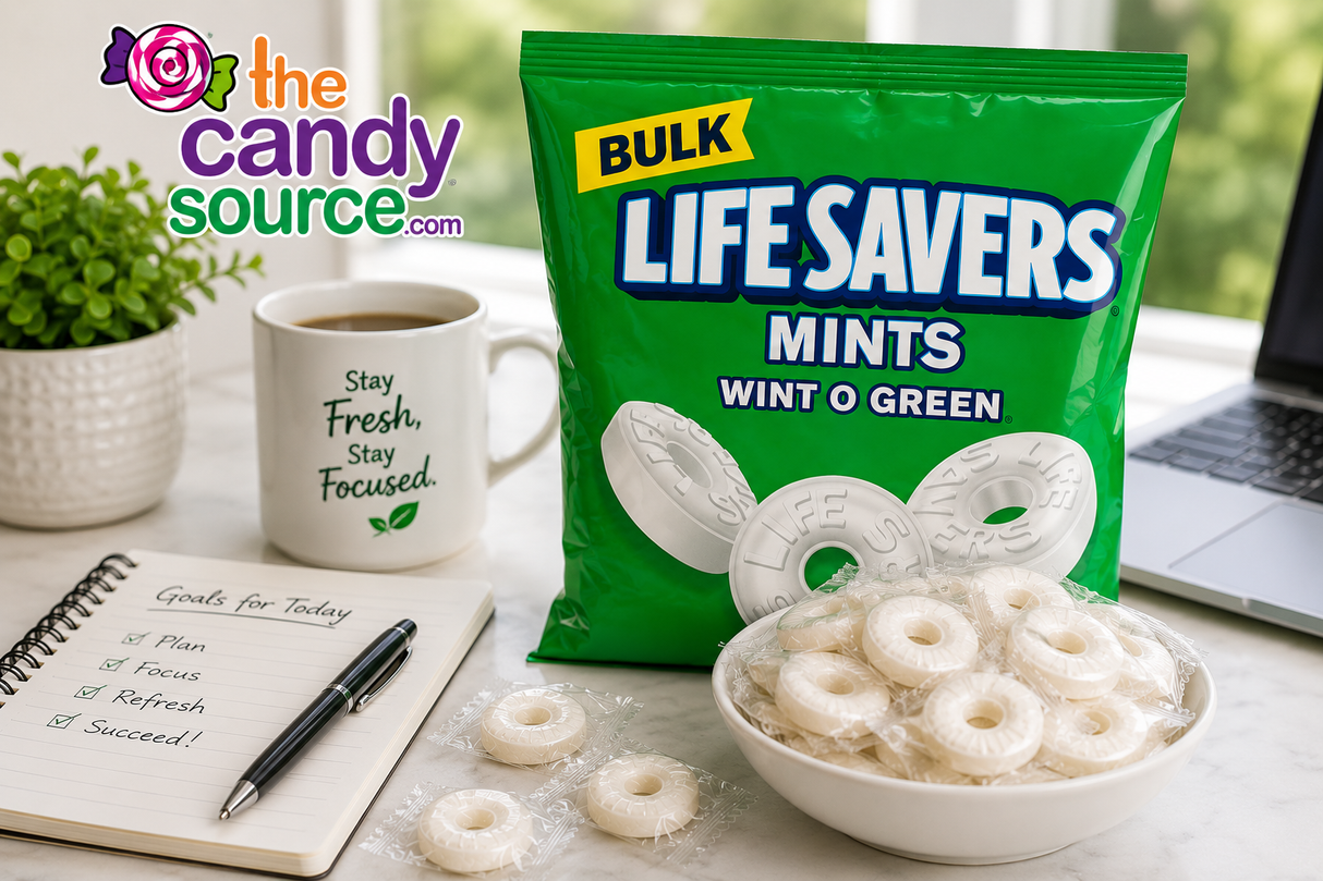 Life Savers mints shown in a serving dish