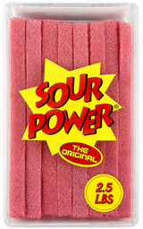 Sour Power Strawberry Belts Bulk Candy – Sweet & Sour Strawberry Strips