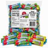 Airheads Sour Mini Bars assorted flavors 5 lb bulk bag with individually wrapped candy