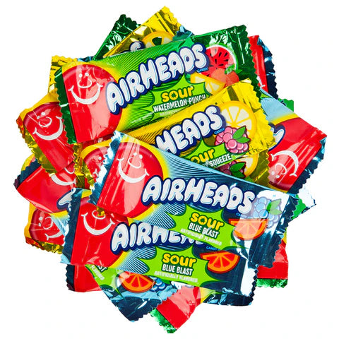 Airheads Mini Bars 5lb Bags Assorted Sours
