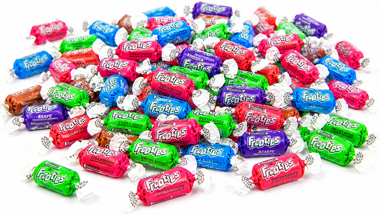 Bulk Tootsie Frooties Candy Assortment – Chewy Fruit Flavored Mini Tootsie Rolls | Individually Wrapped Candy Mix