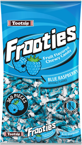 Tootsie Frooties Blue Raspberry chewy candy 360 count 38.8 oz bag