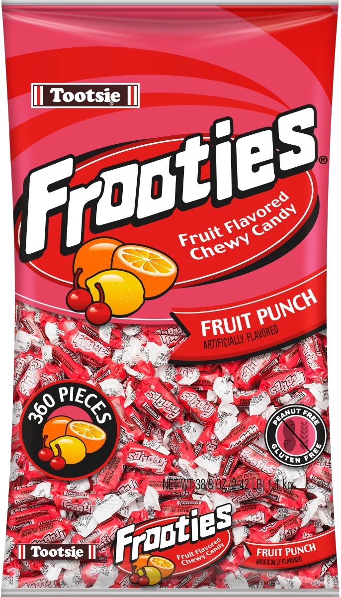 Tootsie Frooties Fruit Punch chewy candy 360 count 38.8 oz bag