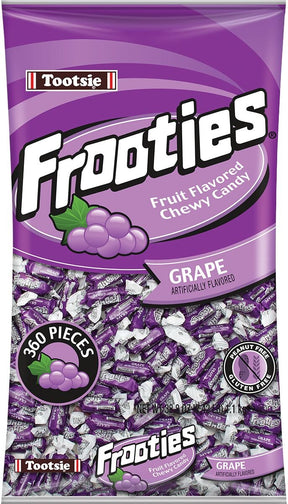 Tootsie Frooties Grape chewy candy 360 count 38.8 oz bag