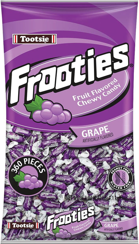 Tootsie Frooties Grape chewy candy 360 count 38.8 oz bag