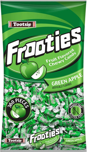 Tootsie Frooties Green Apple chewy candy 360 count 38.8 oz bag