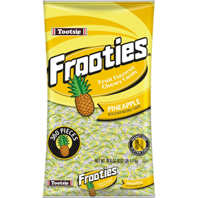 Tootsie Frooties Pineapple chewy candy 360 count 38.8 oz bag
