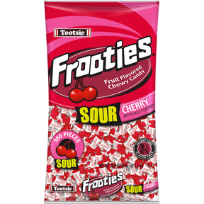 Tootsie Frooties Sour Cherry chewy candy 360 count 38.8 oz bag
