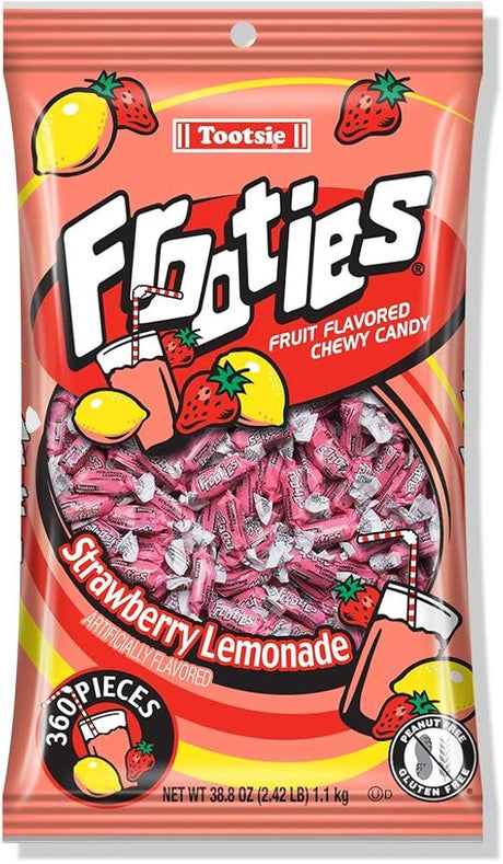Tootsie Frooties Strawberry Lemonade chewy candy 360 count 38.8 oz bag