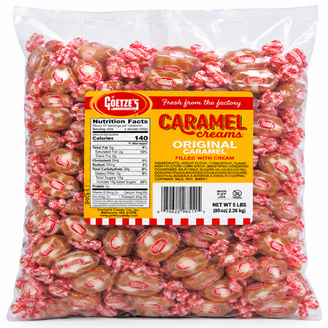 Goetze's Original Caramel Creams 5 lb bulk bag