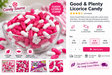 Good & Plenty pink and white licorice candy