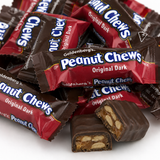 Goldenberg’s Peanut Chews Original Dark Chocolate Candy – Bulk Wrapped Peanut Chews