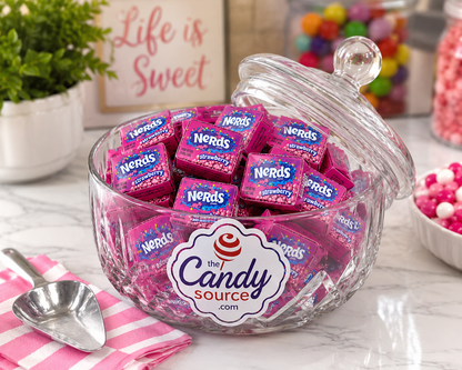 Nerds Mini Strawberry Candy Boxes Bulk – Tiny Crunchy Sweet & Tangy Candy Packs – Party Favor, Pinata & Candy Buffet Treats – By The Candy Source