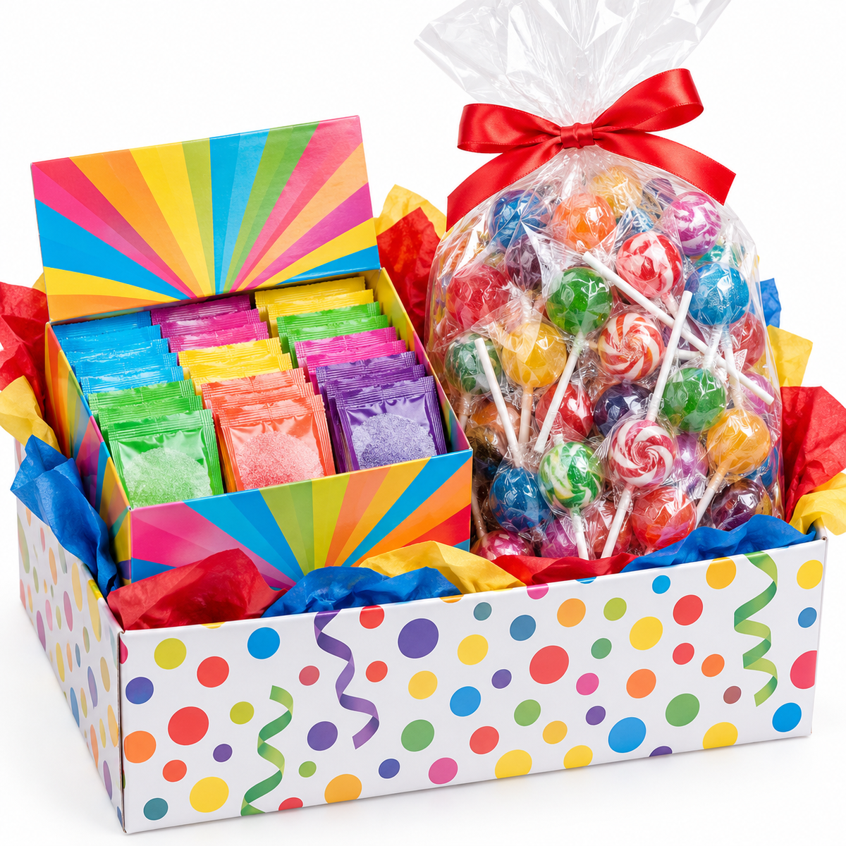Stylized party favorites candy bundle