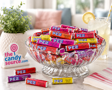 Bulk PEZ Candy Rolls Assorted Fruit Flavors – Strawberry, Lemon, Orange, Cherry, Raspberry & Grape