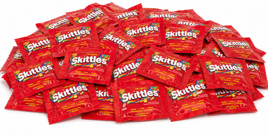 Bulk Original Skittles Fun Size Candy Packs – Individually Wrapped Fruity Bite Size Candy Assortment