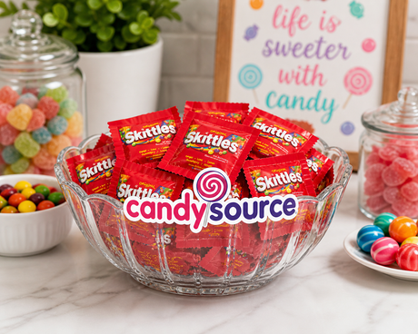 Bulk Original Skittles Fun Size Candy Packs – Individually Wrapped Fruity Bite Size Candy Assortment
