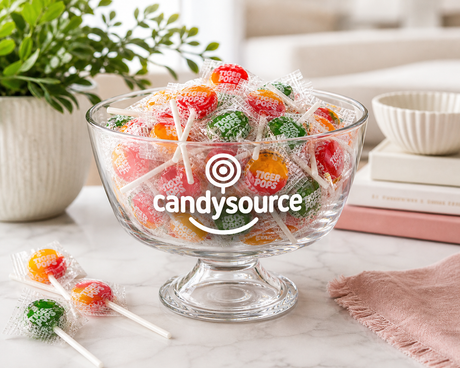 Bulk Tiger Pops Assorted Lollipops Individually Wrapped Hard Candy Variety Mix – Colorful Fruity Suckers for Candy Buffets, Parties & Pinatas