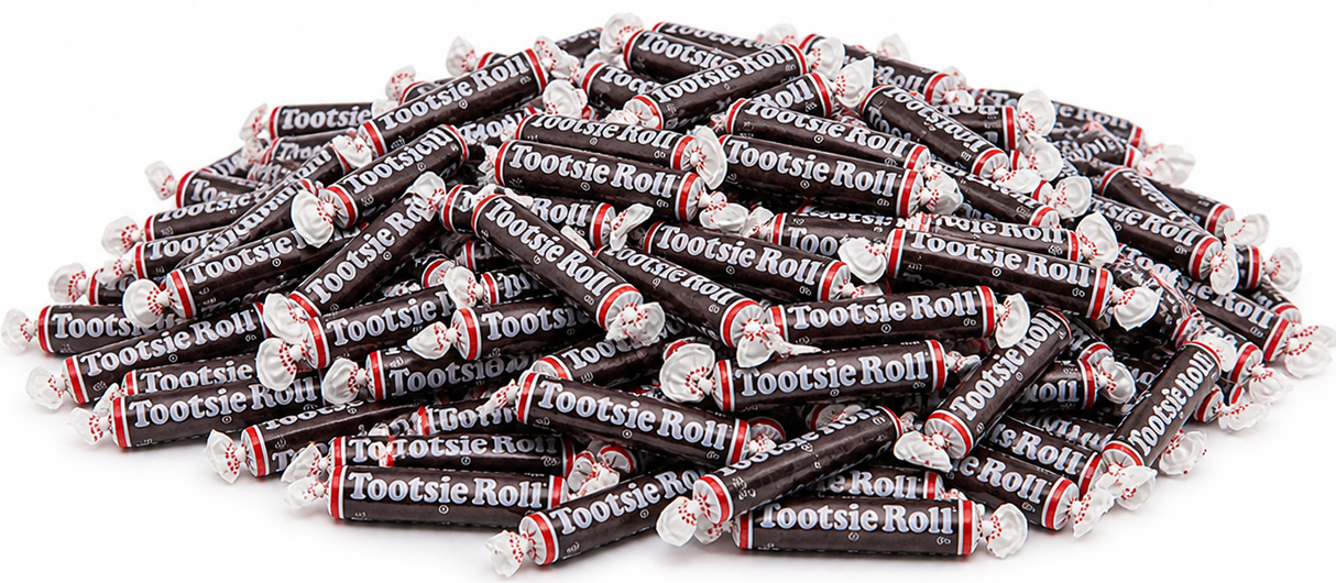 Bulk Tootsie Rolls Candy – Classic Chocolate Chewy Candy Individually Wrapped | The Candy Source