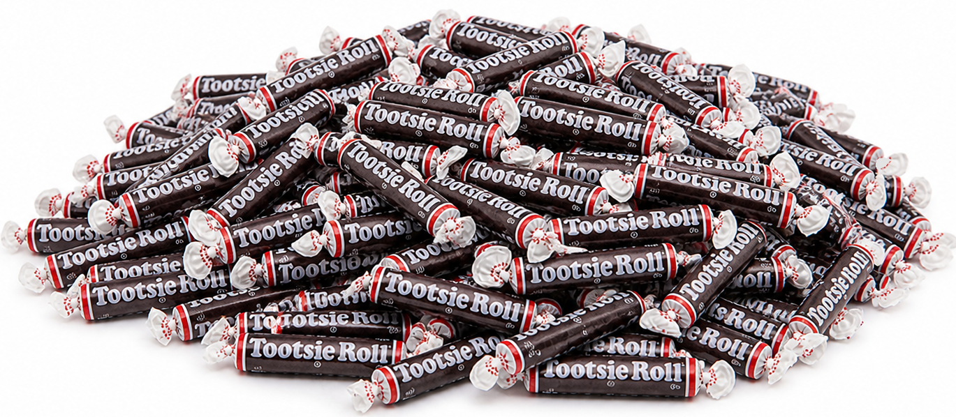 Bulk Tootsie Rolls Candy – Classic Chocolate Chewy Candy Individually Wrapped | The Candy Source